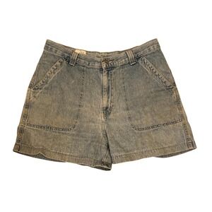 Y2K 90s Lee‎ Riveted Jean shorts low rise sz 12 fits like a 8/10